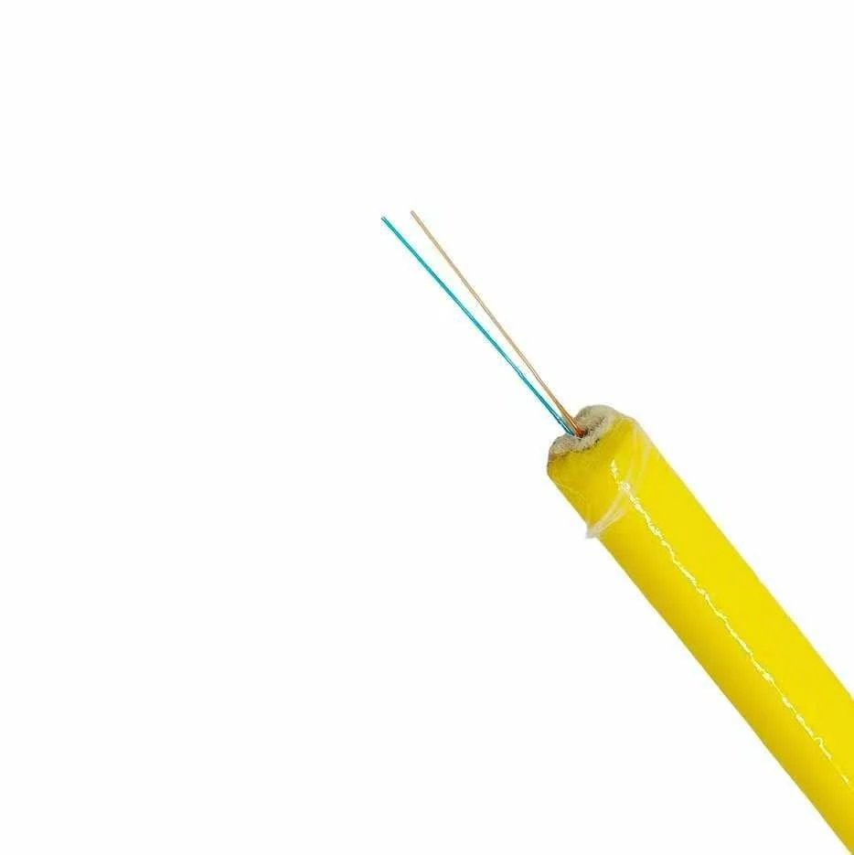 Factory Direct Neutral Buoyancy 2SMF Fiber Cable LCP Braided Double Co-extrusion TPU Jacket For Underwater ROV best