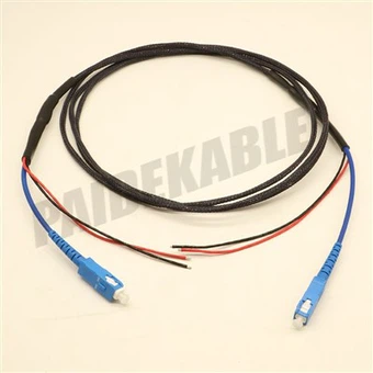 Pririštas drono kabelis pdk 41902-2 × 18Awg +1 SMF